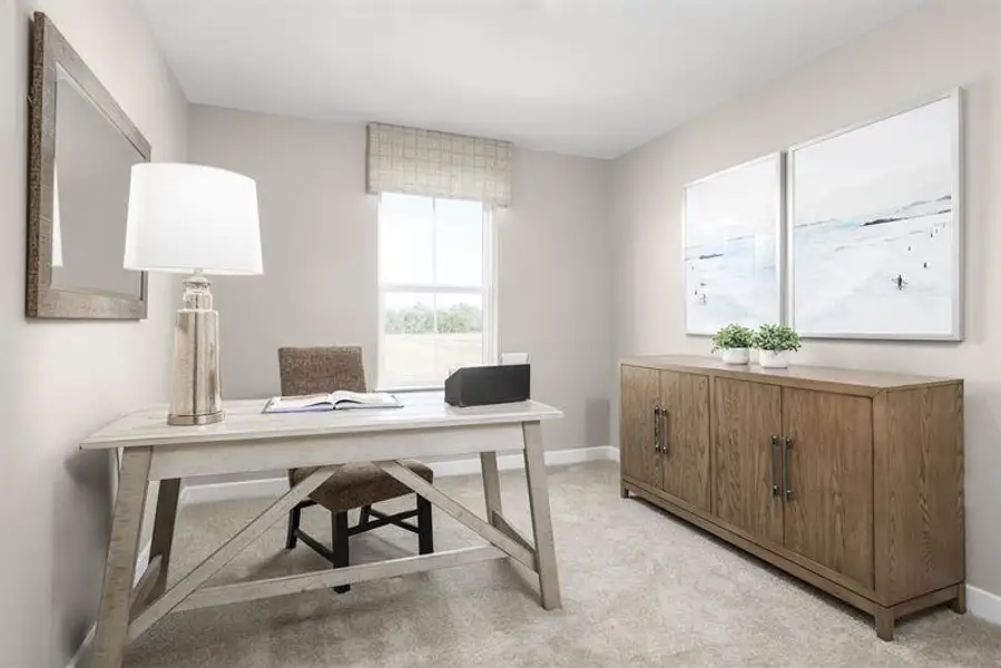Two additional bedrooms on the second floor means space for guest or a quiet home office