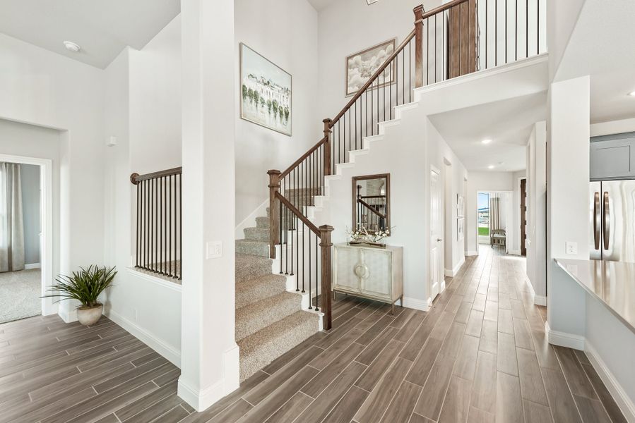 Stairs. Bloomfield Homes - New Homes in Dallas Fort Worth, Texas