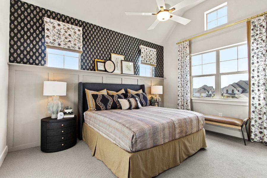Furnished interior in a model home at Wildridge in Oak Point (Image 29). Furnished interior in a model home at Wildridge in Oak Point (Image 29).