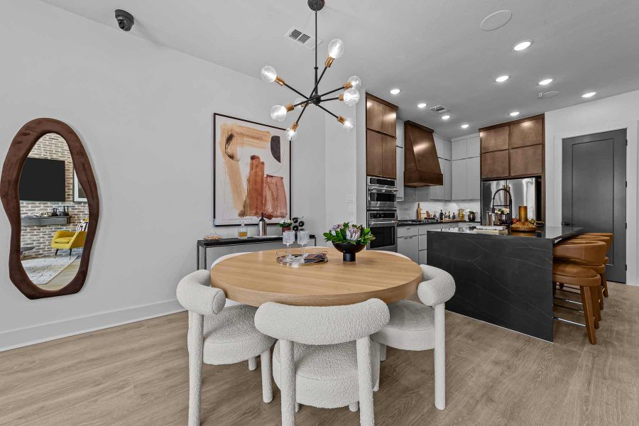 Furnished interior in a model home at Hillside at Las Colinas in Irving (Image 10). Furnished interior in a model home at Hillside at Las Colinas in Irving (Image 10).