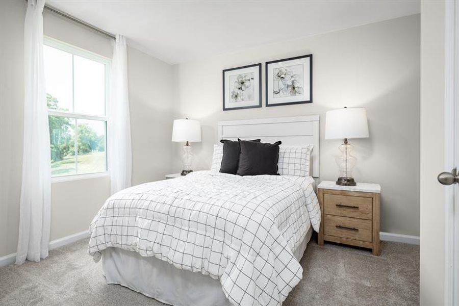 Furnished interior in a model home at Laney Farms in Pageland (Image 6).