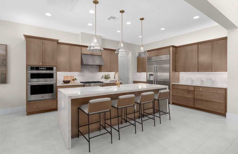 Furnished interior in a model home at Upper Canyon in Phoenix (Image 35).
