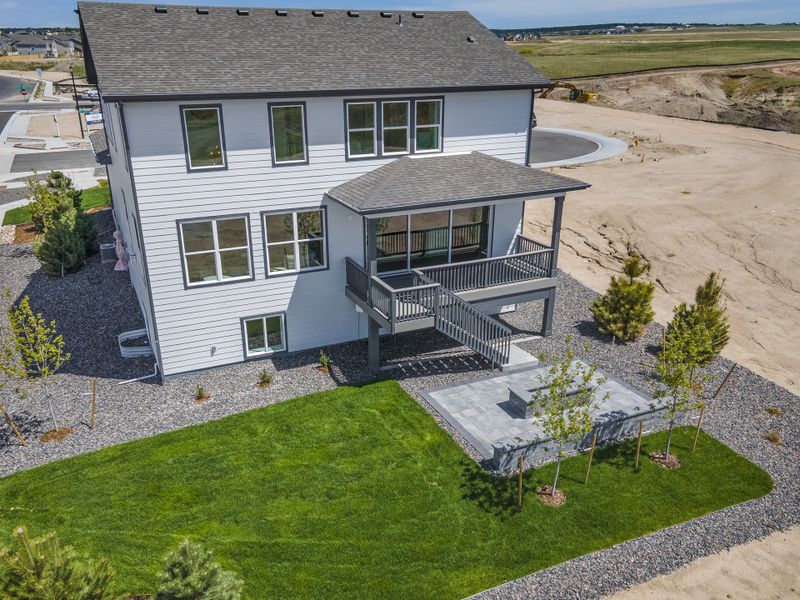 Plan C407 Rear Elevation by American Legend Homes Plan C407 Rear Elevation by American Legend Homes