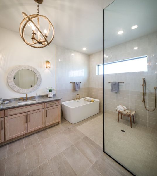 Furnished interior in a model home at Heath Golf and Yacht Club in Heath (Image 23). Furnished interior in a model home at Heath Golf and Yacht Club in Heath (Image 23).