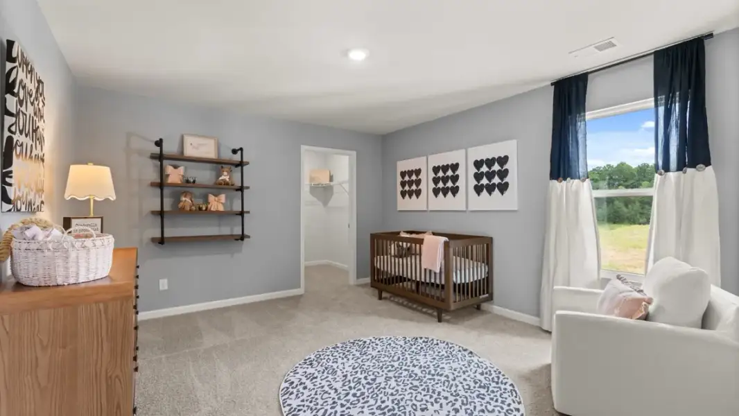 Furnished interior in a model home at Enclave at Stonewall Tell in South Fulton (Image 23).