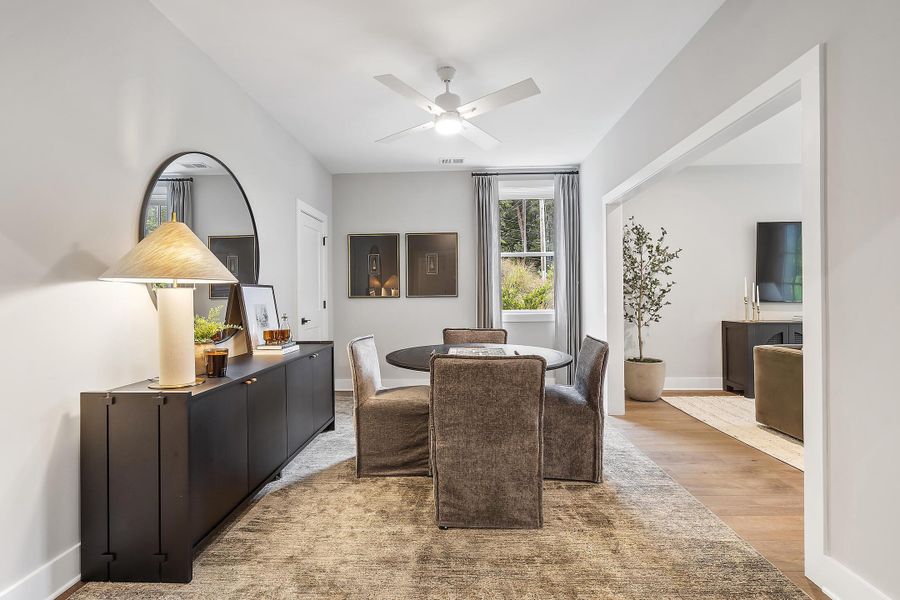 Furnished interior in a model home at Social Circle in Chattanooga (Image 36).