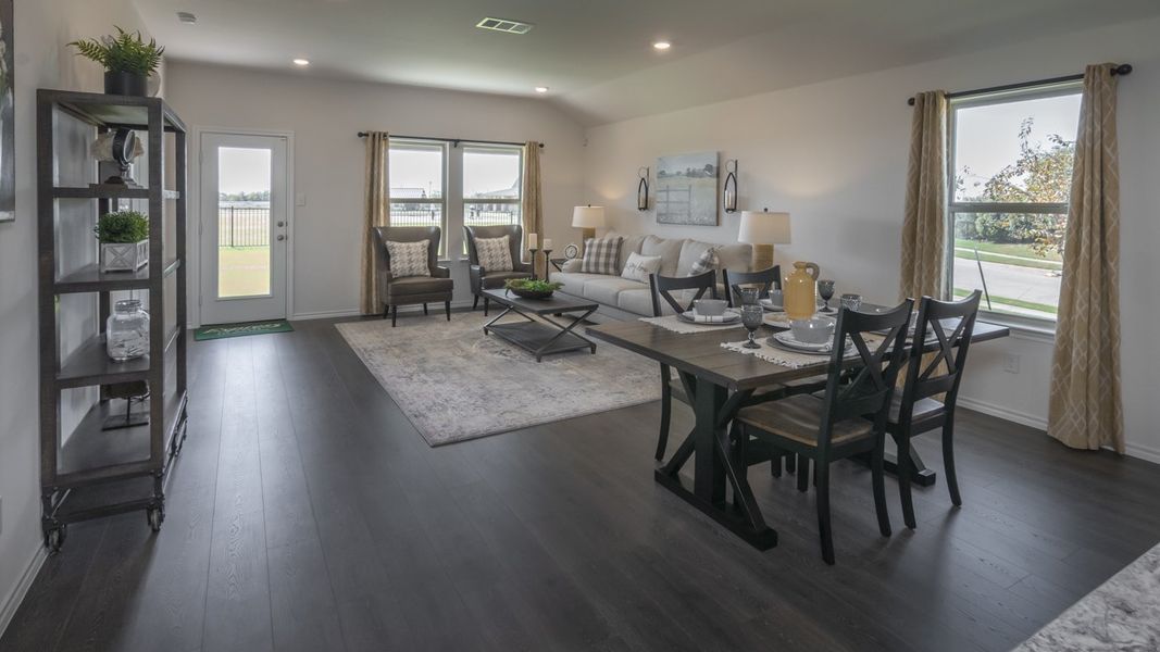 Furnished interior in a model home at Verandah in Royse City (Image 9). Furnished interior in a model home at Verandah in Royse City (Image 9).
