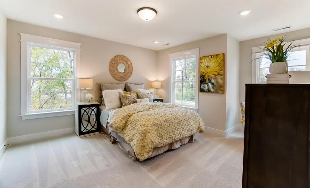 Furnished interior in a model home at Caldwell Forest in Charlotte (Image 5).