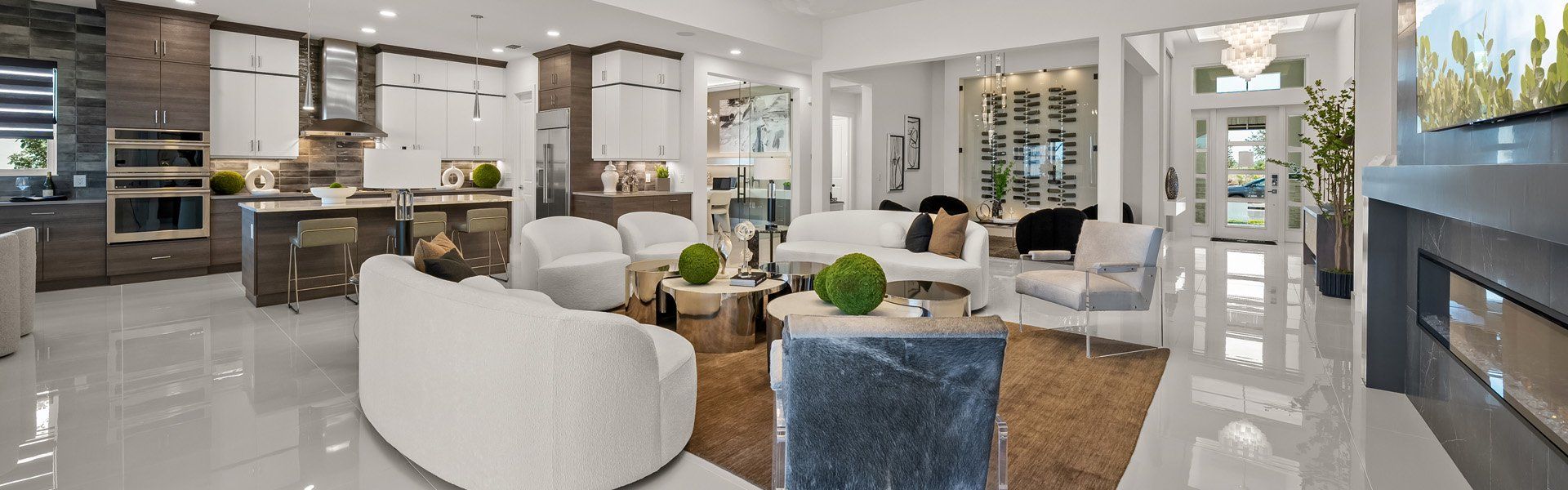 Furnished interior in a model home at Palmera at Wellen Park in Venice (Image 9).