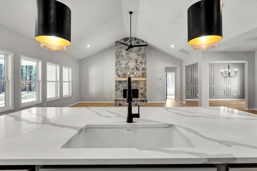 Furnished interior in a model home at Liberty Station in Bremen (Image 6).