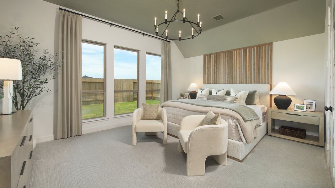 Furnished interior in a model home at Grange 50' in Katy (Image 13). Furnished interior in a model home at Grange 50' in Katy (Image 13).