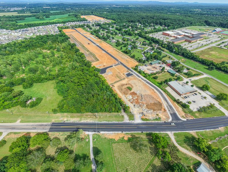 Site preparation and early development at Salem Oaks in Murfreesboro, TN (Image 4).