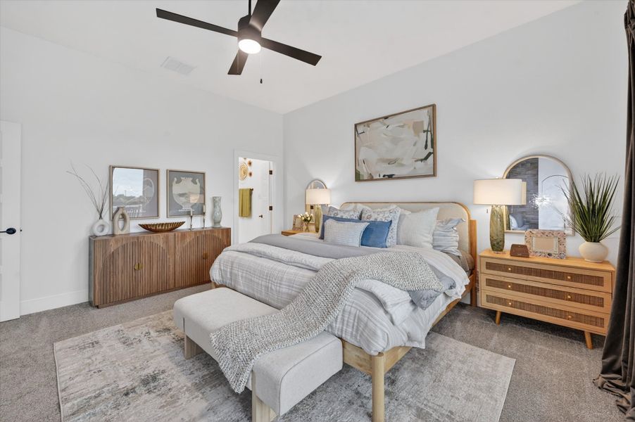 Furnished interior in a model home at Zion Valley in Poolville (Image 26).