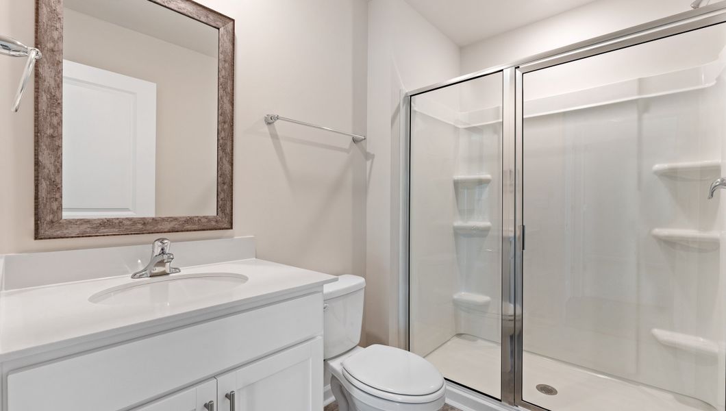 Furnished interior in a model home at Providence Walk in Hendersonville (Image 15).