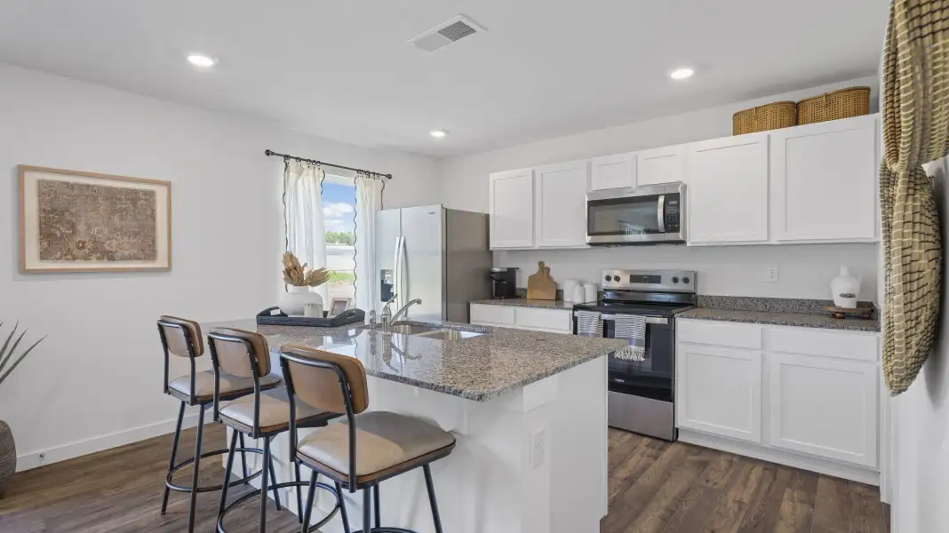 Furnished interior in a model home at Holloway Farms in Cleveland (Image 7).
