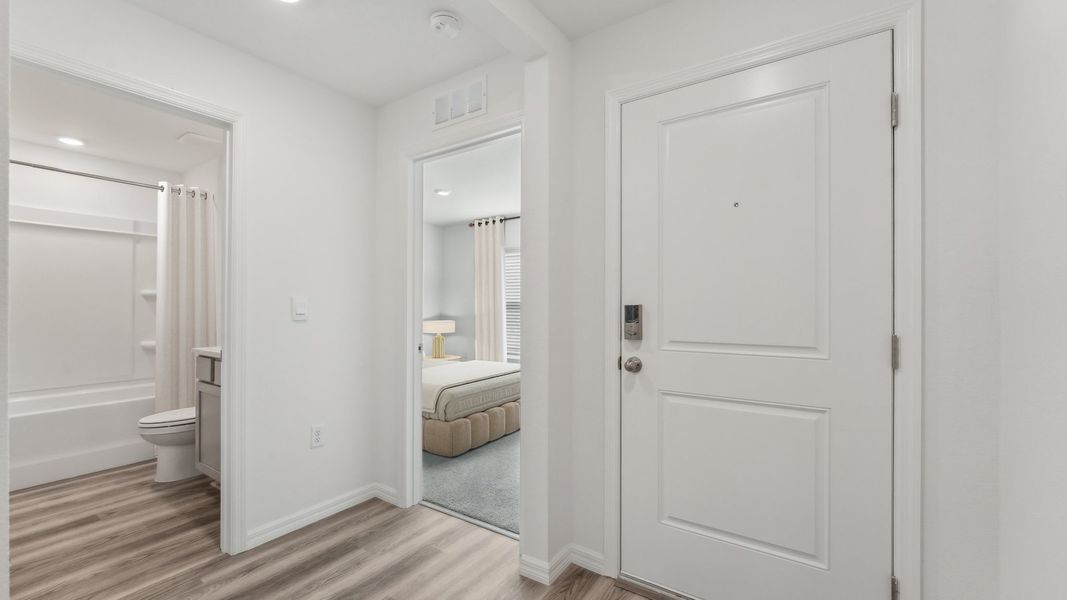 Furnished interior in a model home at Waterstone in Tampa (Image 12).