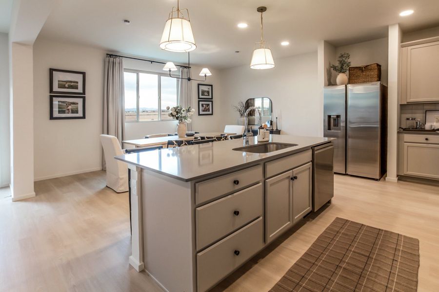 Furnished interior in a model home at Granary Trailblazer Collection - Single Family Homes in Johnstown (Image 57). Furnished interior in a model home at Granary Trailblazer Collection - Single Family Homes in Johnstown (Image 57).