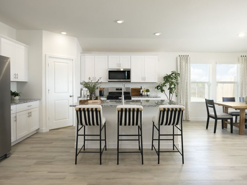 Furnished interior in a model home at Morgan Farms in Josephine (Image 6). Furnished interior in a model home at Morgan Farms in Josephine (Image 6).
