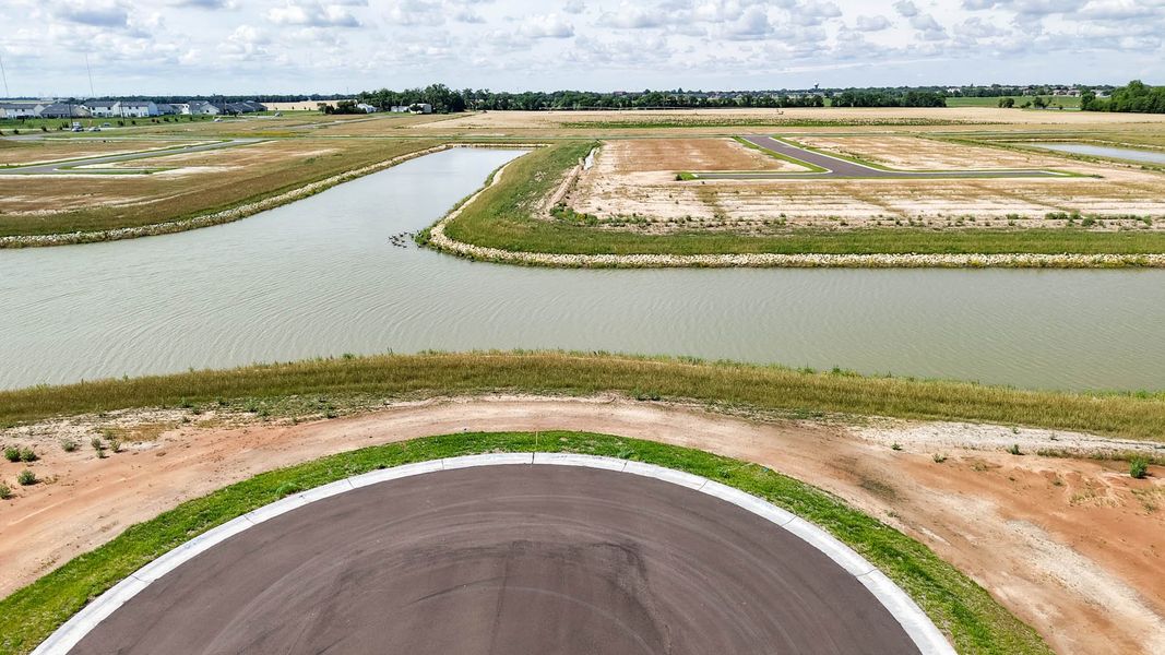 Site preparation and early development at The Courtyards at Waterford Reserve in Maize, KS (Image 12).