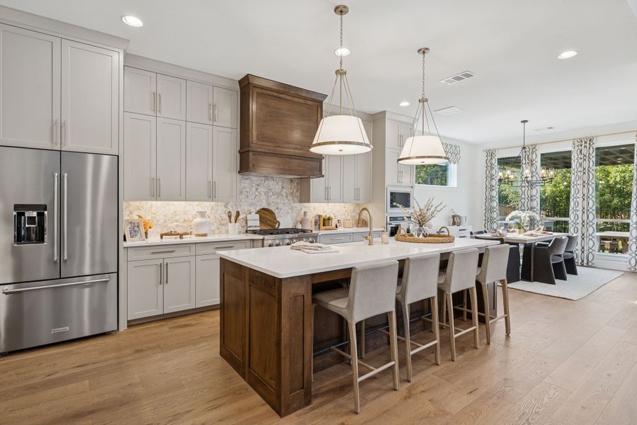 Plan 1640 Kitchen - Bella Casa Model Photo Plan 1640 Kitchen - Bella Casa Model Photo