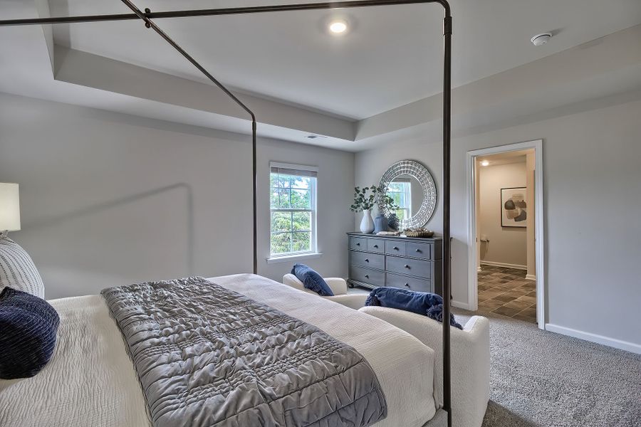 Furnished interior in a model home at Rivers Crossing in Aiken (Image 31).