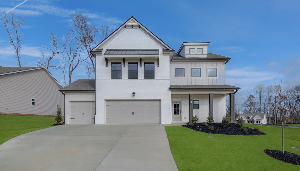 Front exterior of a home in the Fowler Farms community, located in Auburn, GA (Image 17).