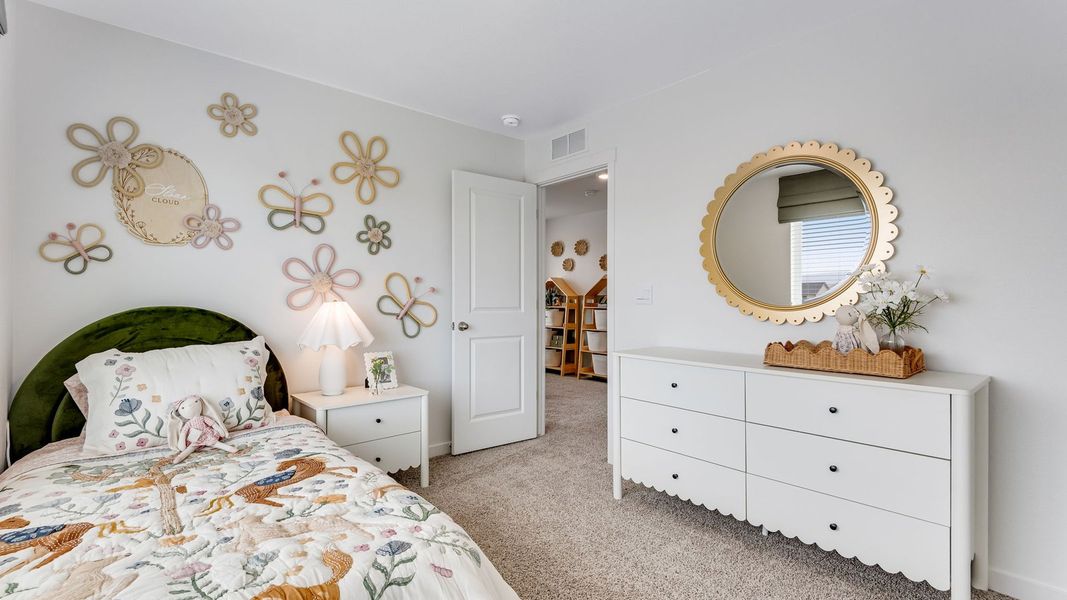 Furnished interior in a model home at The Ridge at Lorson Ranch in Colorado Springs (Image 26).