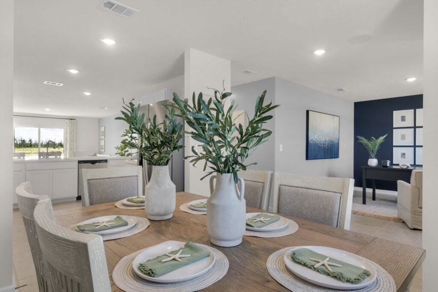 Furnished interior in a model home at Salt Creek At Mexico Beach in Mexico Beach (Image 18).