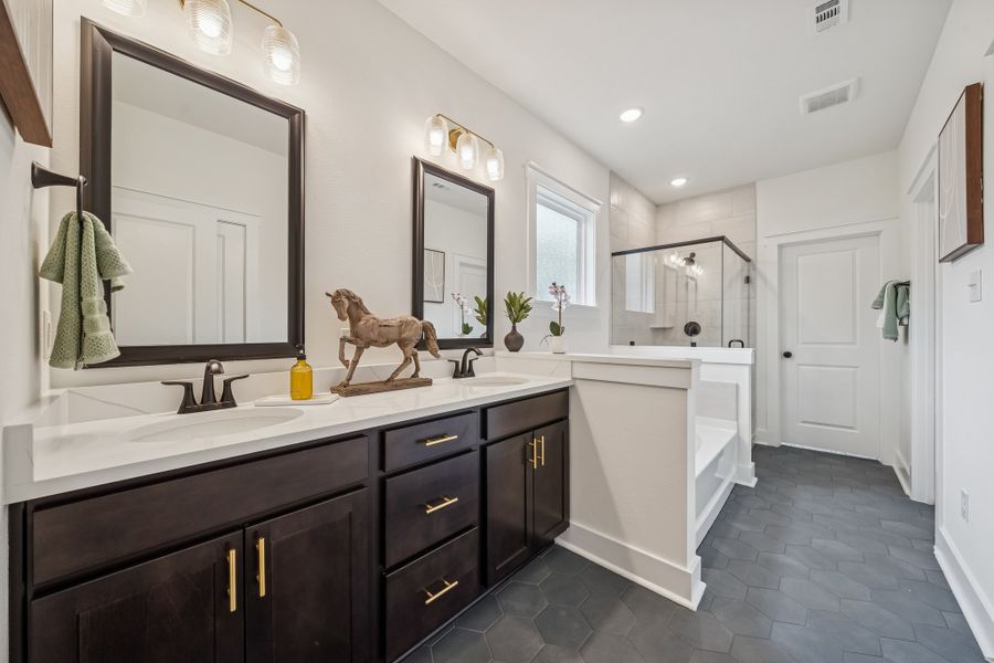 Two Step Farm - DSLD Homes - Montgomery, TX - Gemella II G - Primary Bath