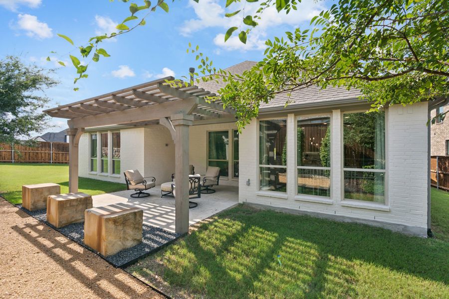 Plan 1685 Rear Elevation Representative Photo by American Legend Homes