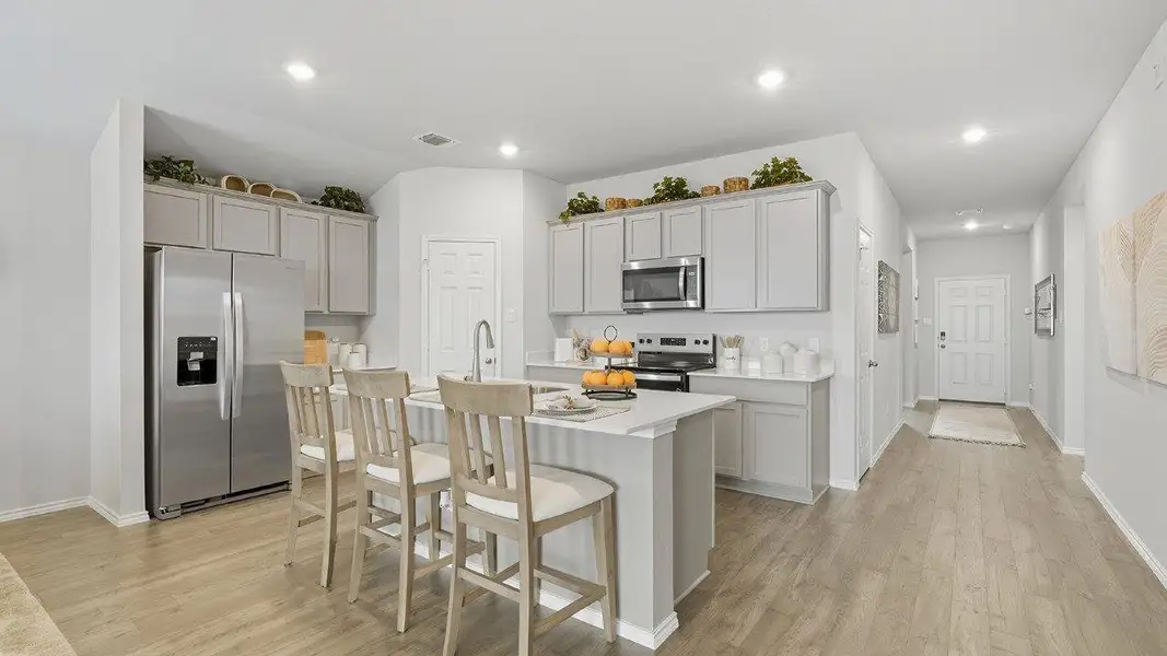 Furnished interior in a model home at Mesa Ridge in Temple (Image 7).