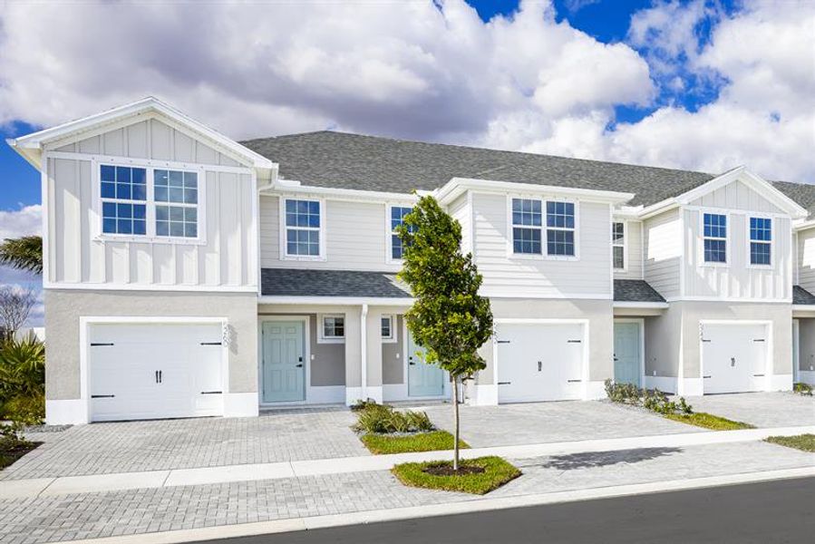 Enjoy the convenience, storage, and everyday ease of living with your attached garage.