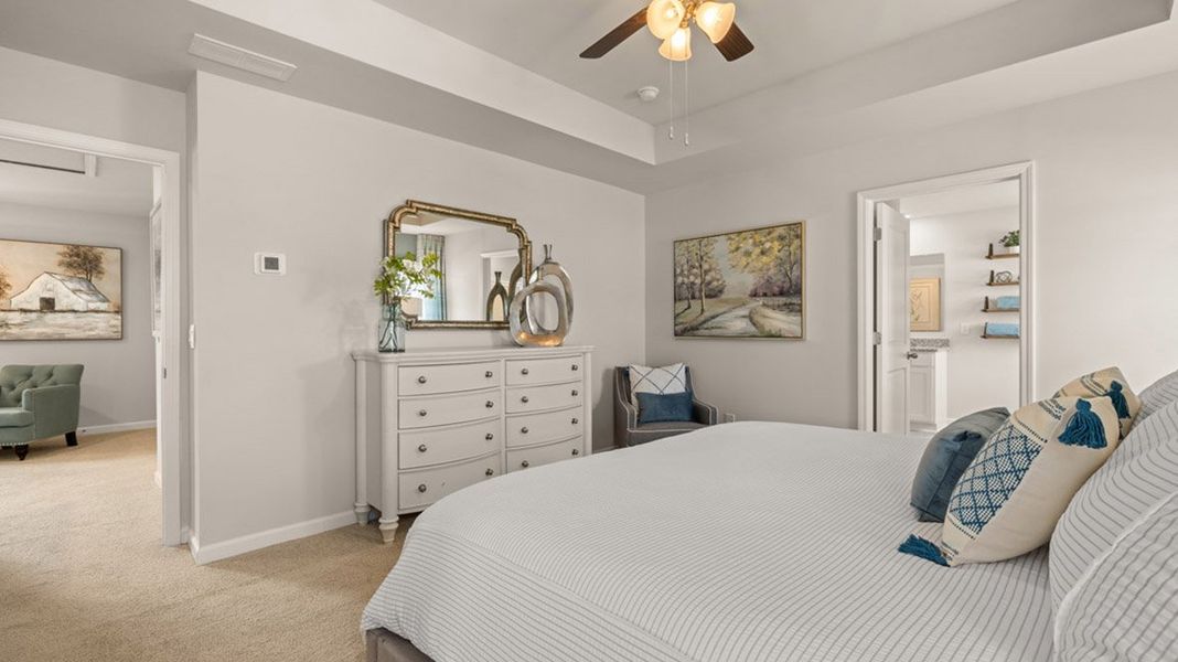 Furnished interior in a model home at Wrenfield at Chanticleer in North Augusta (Image 14). Furnished interior in a model home at Wrenfield at Chanticleer in North Augusta (Image 14).