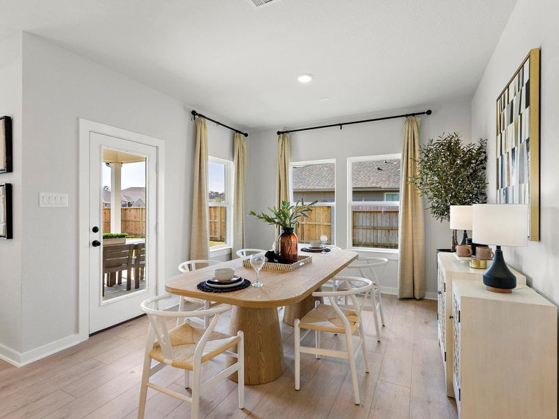 Furnished interior in a model home at Sundance Cove in Crosby (Image 21).