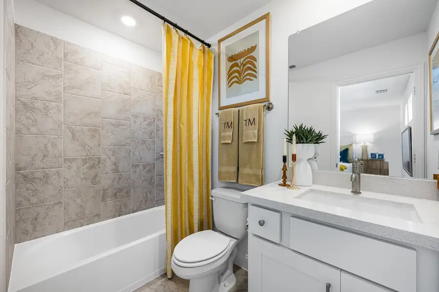 Furnished interior in a model home at Highland Lakes 50s in McKinney (Image 37). Furnished interior in a model home at Highland Lakes 50s in McKinney (Image 37).