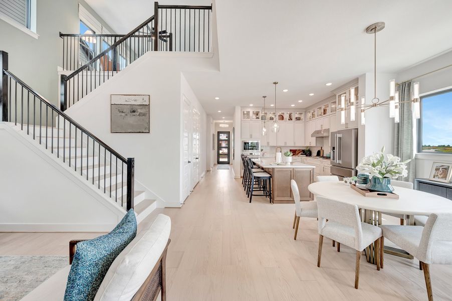 Furnished interior in a model home at Jubilee - Grove Row Collection in Hockley (Image 10).