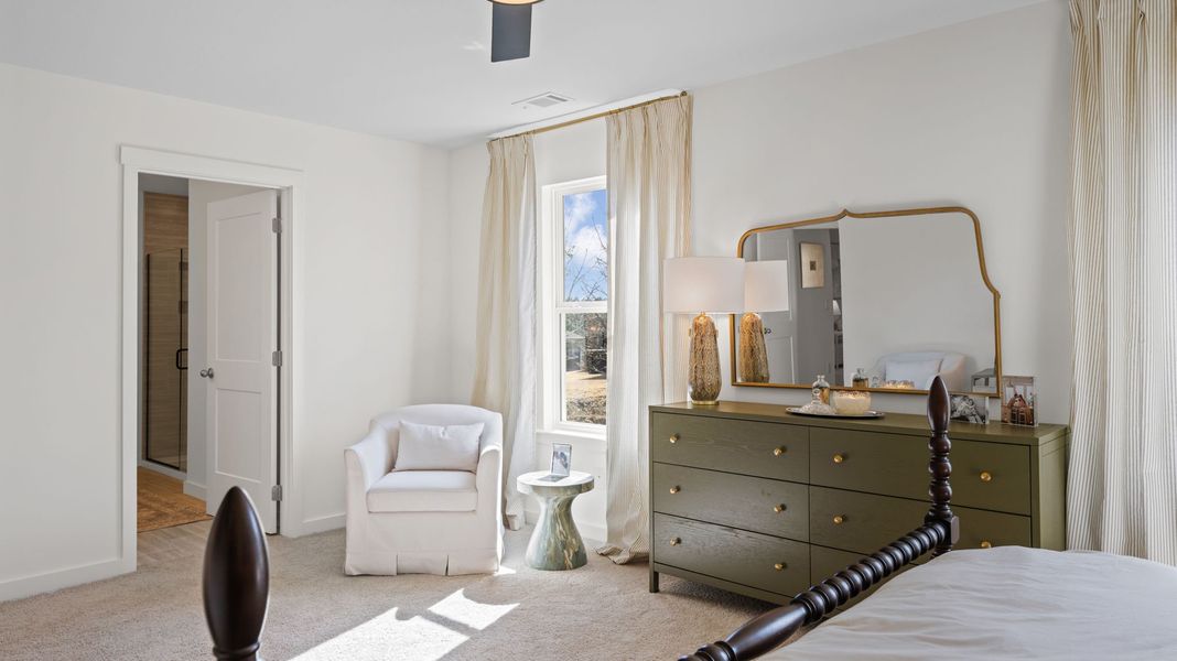 Furnished interior in a model home at Harbor Crest in Ooltewah (Image 28).