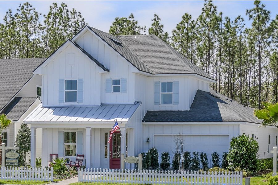 Front exterior of a home in the Heritage Trace in Nocatee community, located in Ponte Vedra, FL (Image 10). Front exterior of a home in the Heritage Trace in Nocatee community, located in Ponte Vedra, FL (Image 10).