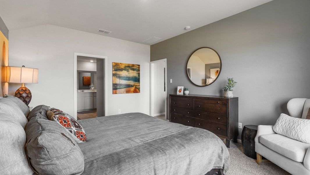 Furnished interior in a model home at The Hills at Reunion in Newark (Image 14).