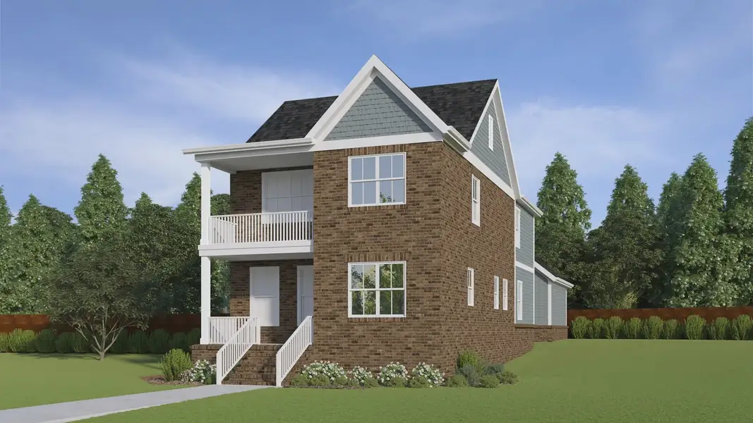 Front exterior of a home in the Marlon's Creek community, located in Spring Hill, TN (Image 3).