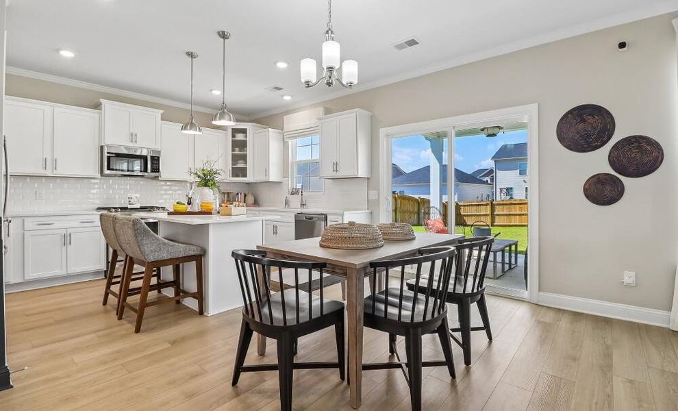 Furnished interior in a model home at Ashton Lakes in Lexington (Image 6).