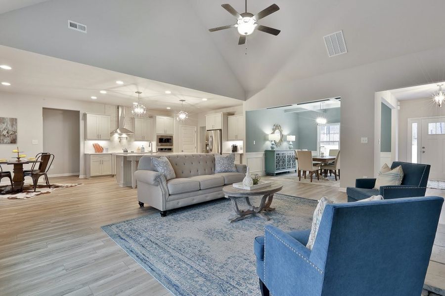 Furnished interior in a model home at Wimberly Estates in Newnan (Image 11). Furnished interior in a model home at Wimberly Estates in Newnan (Image 11).