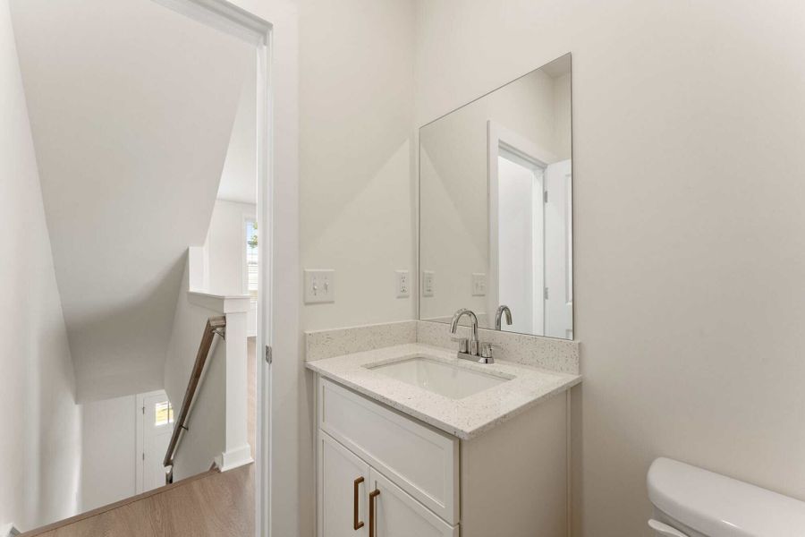 Furnished interior in a model home at Array in Atlanta (Image 31).