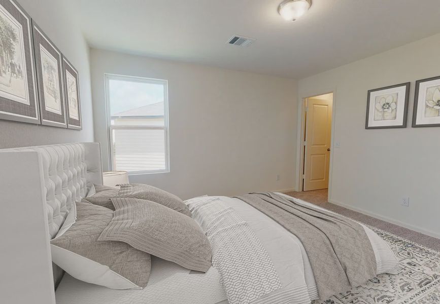 Furnished interior in a model home at Cottonwood Creek in San Marcos (Image 6).