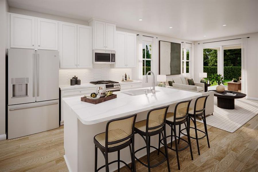 Choose your finishes and create the kitchen of your dreams.