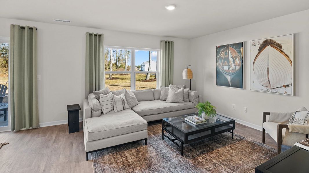 Furnished interior in a model home at Blair Ridge in La Grange (Image 5).