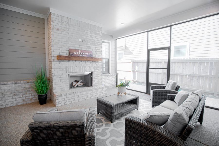 Furnished interior in a model home at Myers Park in Arlington (Image 43).