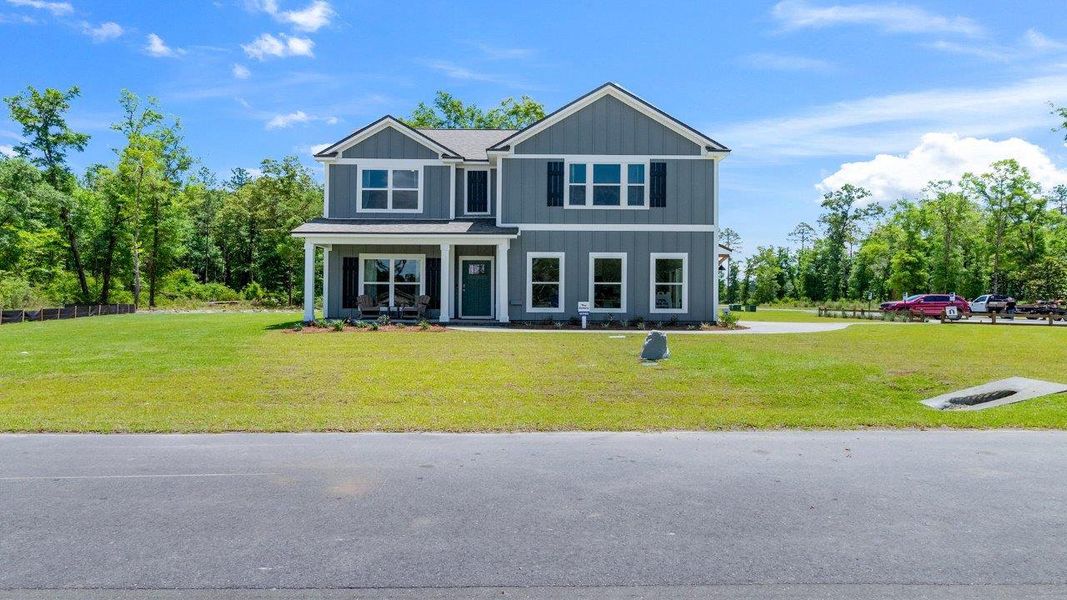 Front exterior of a home in the Greystone community, located in Crawfordville, FL (Image 3).