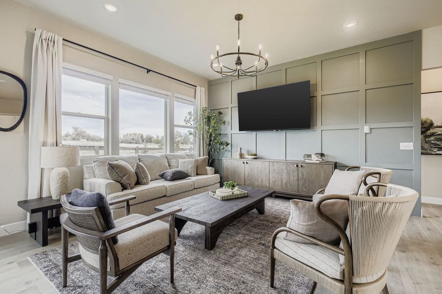 Furnished interior in a model home at Country Club Reserve – Fort Collins in Fort Collins (Image 4). Furnished interior in a model home at Country Club Reserve – Fort Collins in Fort Collins (Image 4).