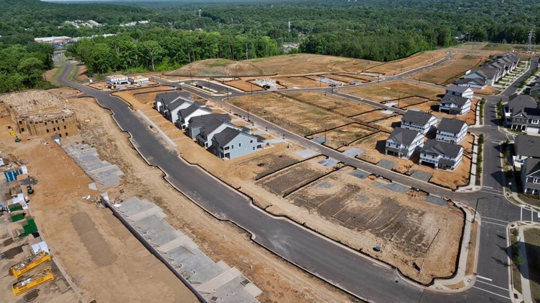 Site preparation and early development at Collins Ridge in Hillsborough, NC (Image 40).